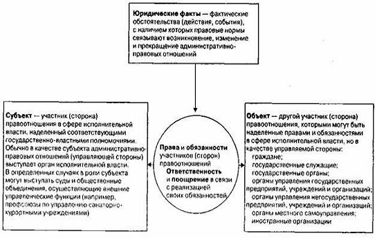 Глава структура административных правоотношений и характеристика его отдельных элементов 1